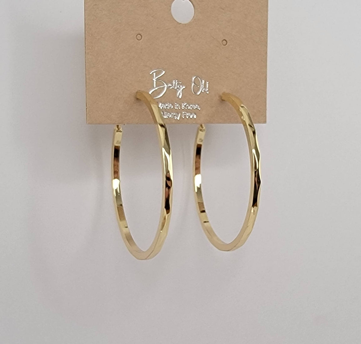 Gold Tarnish Free Hoops