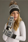 Diamond Pattern Mittens