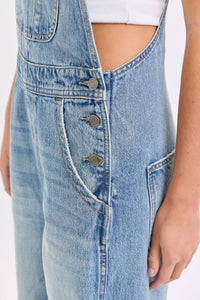 Relaxed Wide Leg Overall