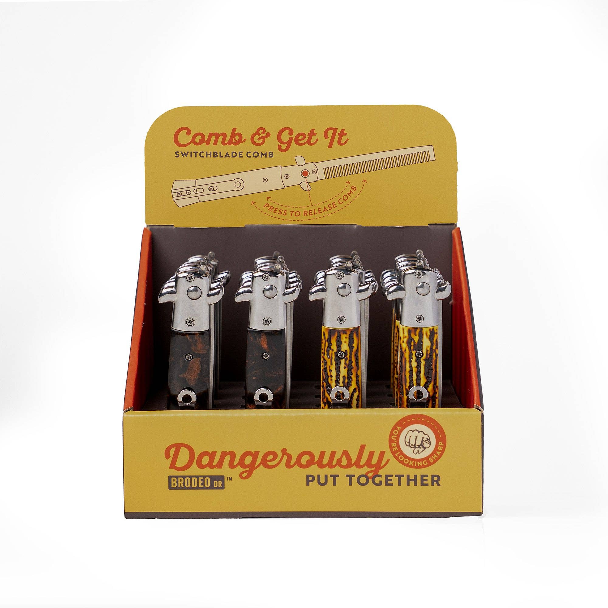 Brodeo Drive Comb & Get It Switchblade Comb