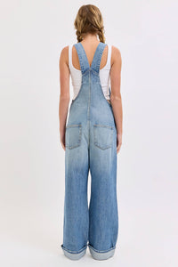 Relaxed Wide Leg Overall