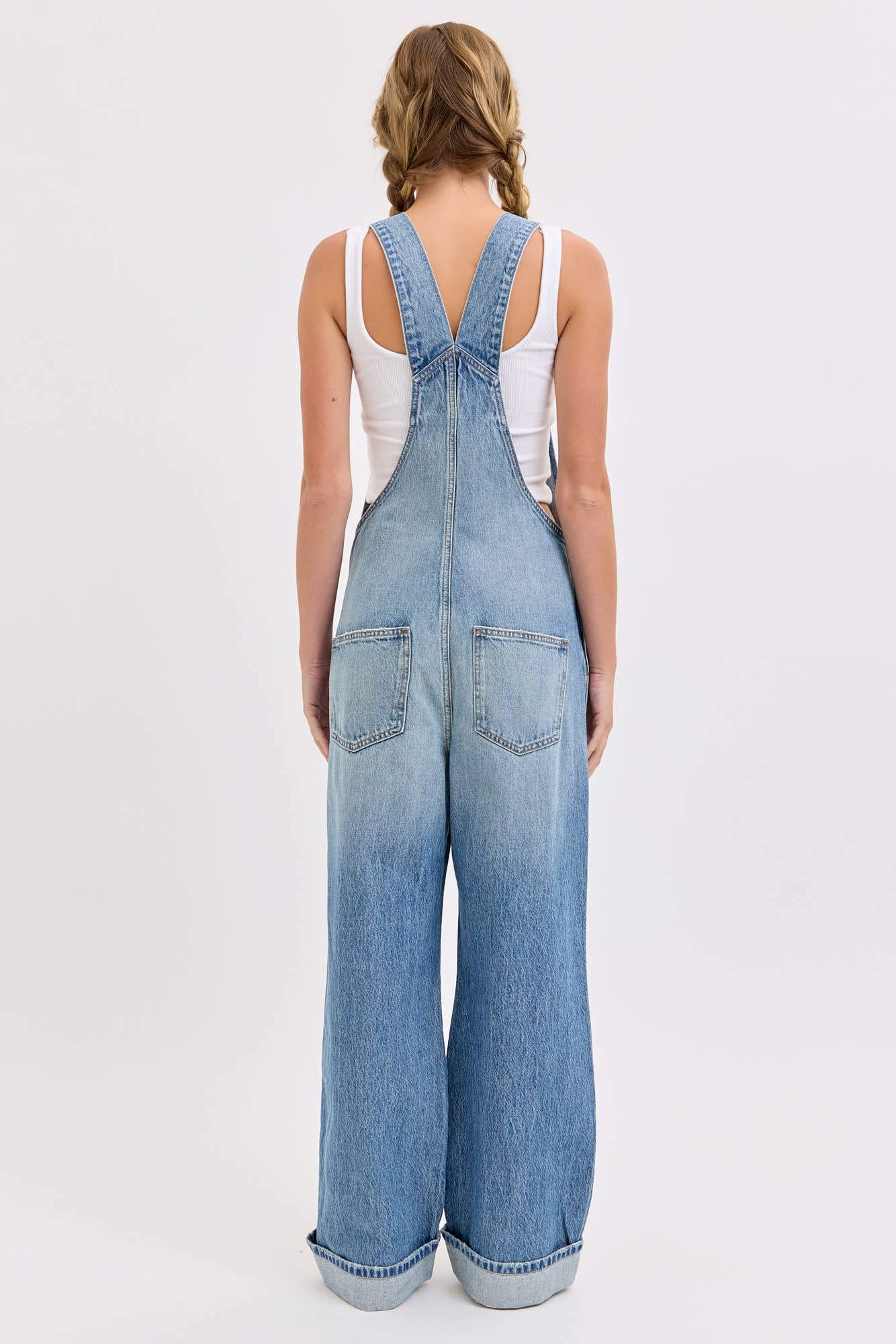 Relaxed Wide Leg Overall