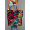 Velvet Floral Tote Bag