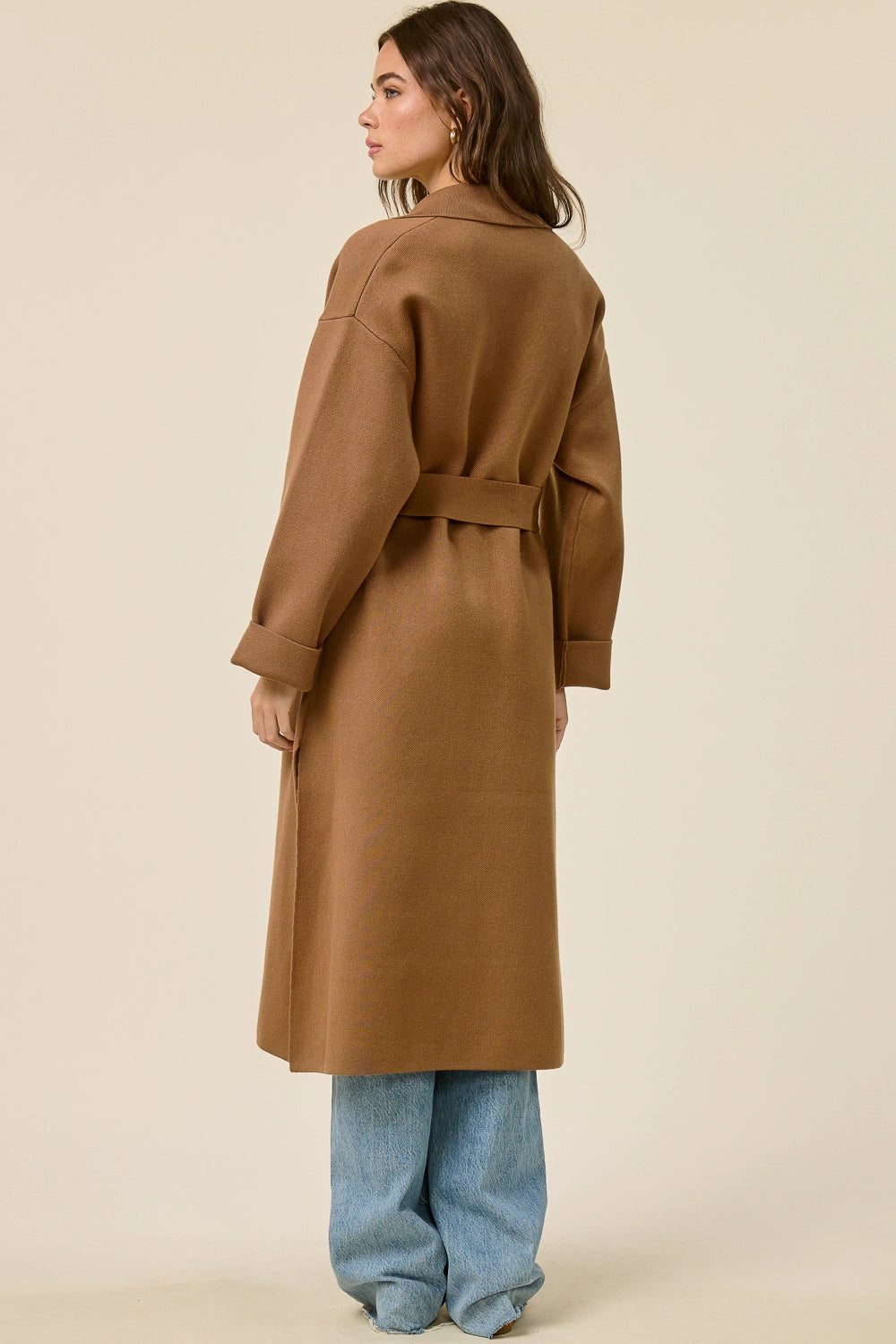 Atelier Double-Breasted Wrap-Tie Coat