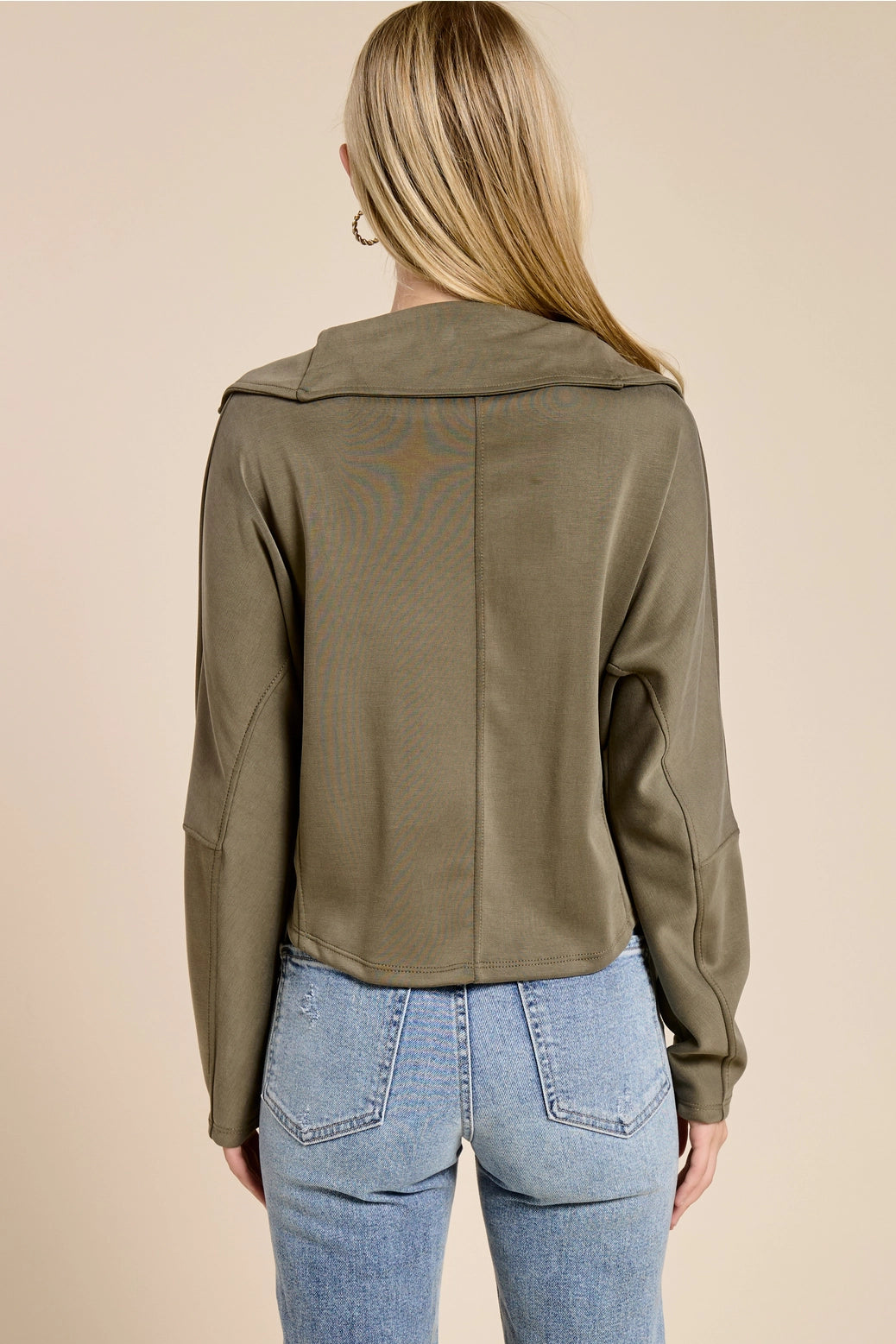 The Structured Zip Collar Jacket