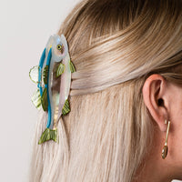 Fish Cellulose Acetate Hair Claw
