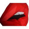 Red Lips PaperCraft Origami Wall Art