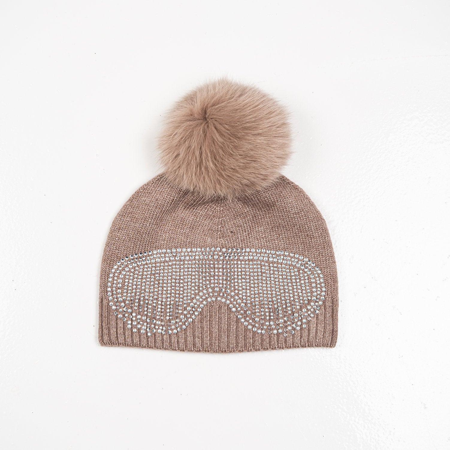 Winter Hat w. Fox Pom