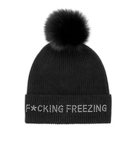 Winter Hat w. Fox Pom