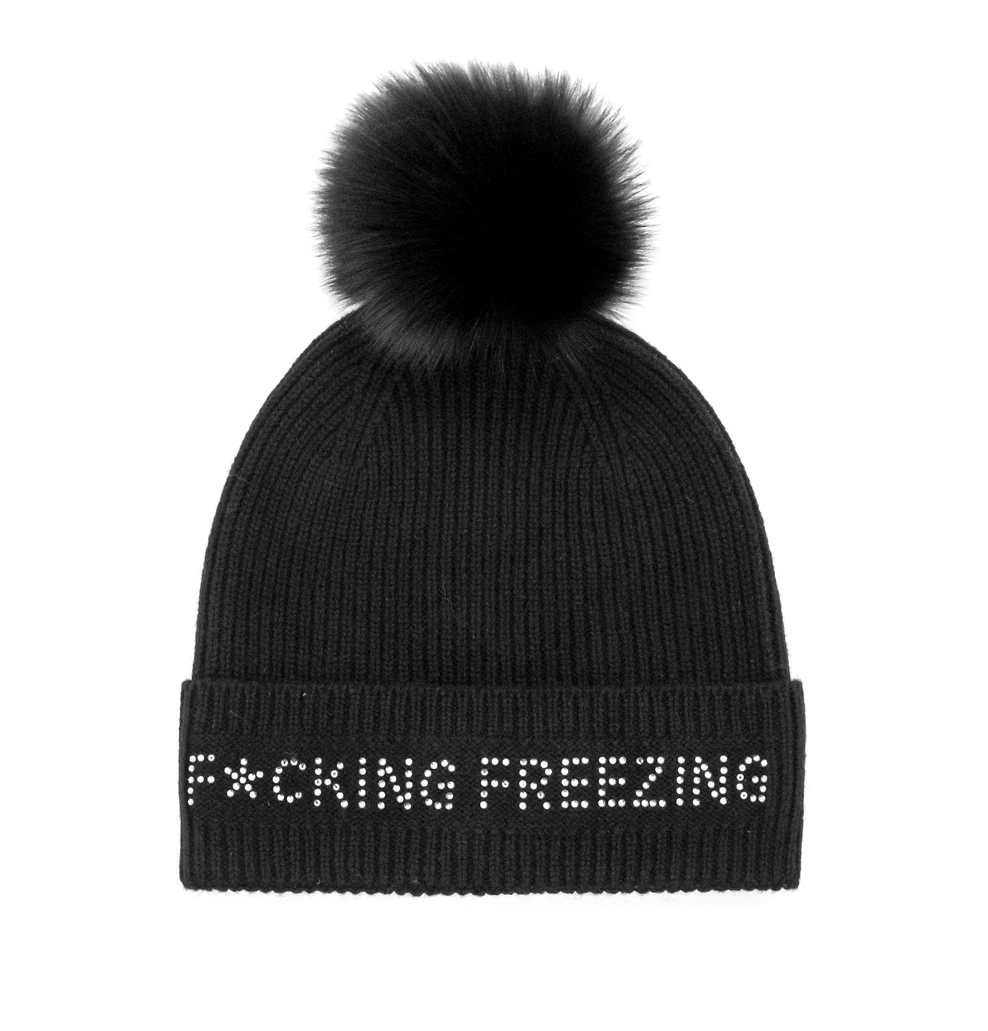 Winter Hat w. Fox Pom
