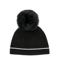 Winter Hat w. Fox Pom