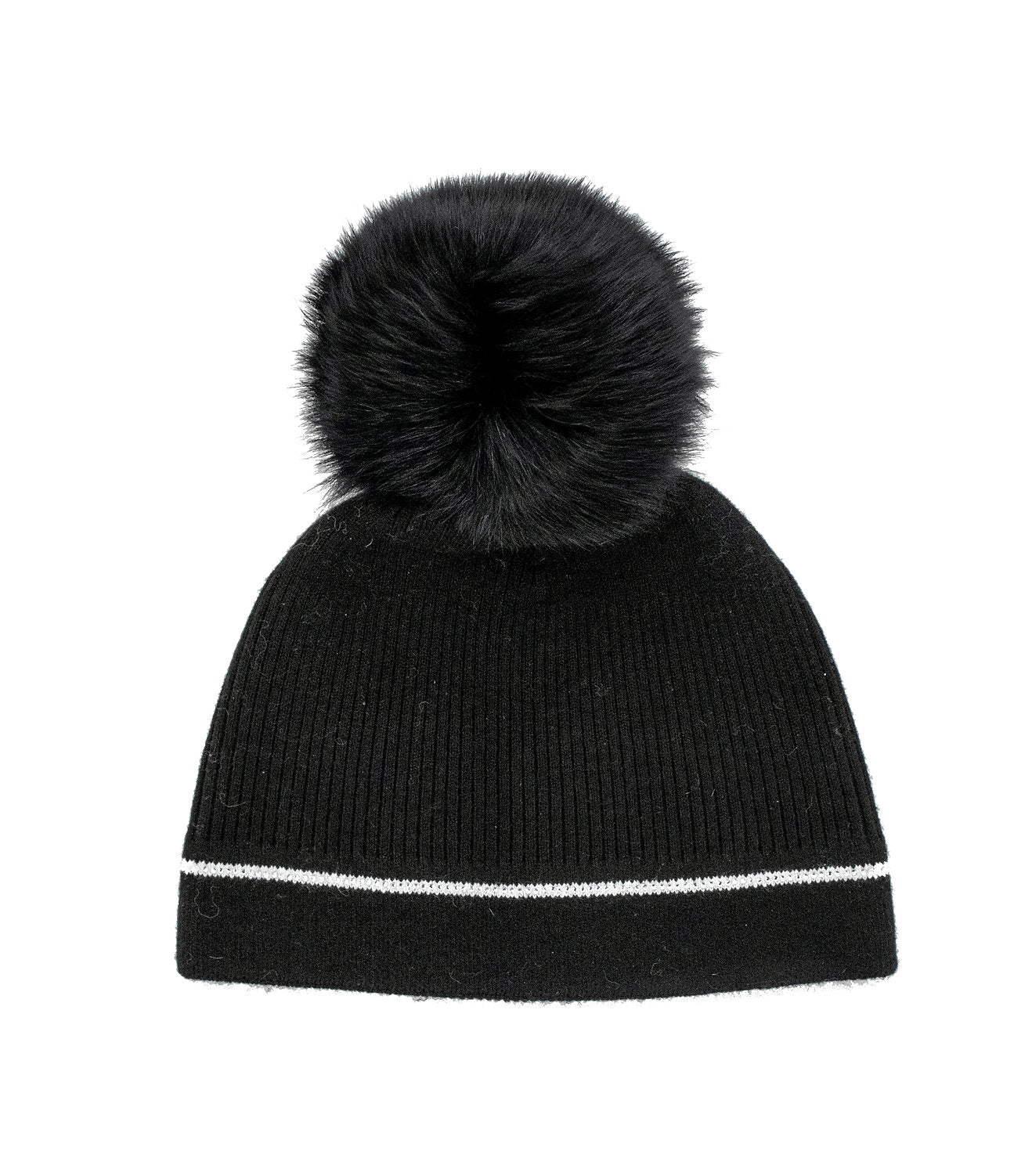 Winter Hat w. Fox Pom