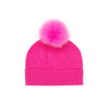 100% Cashmere with Fox Pom