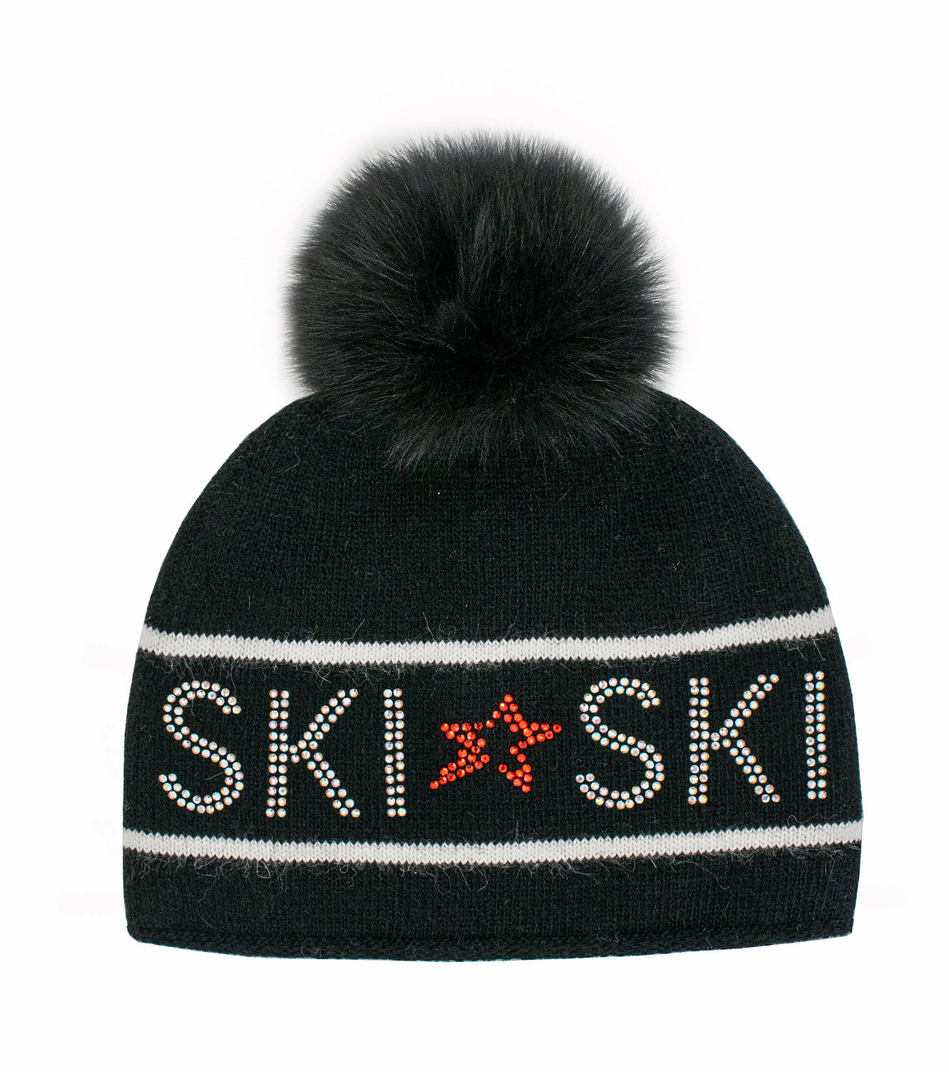Winter Hat w. Fox Pom