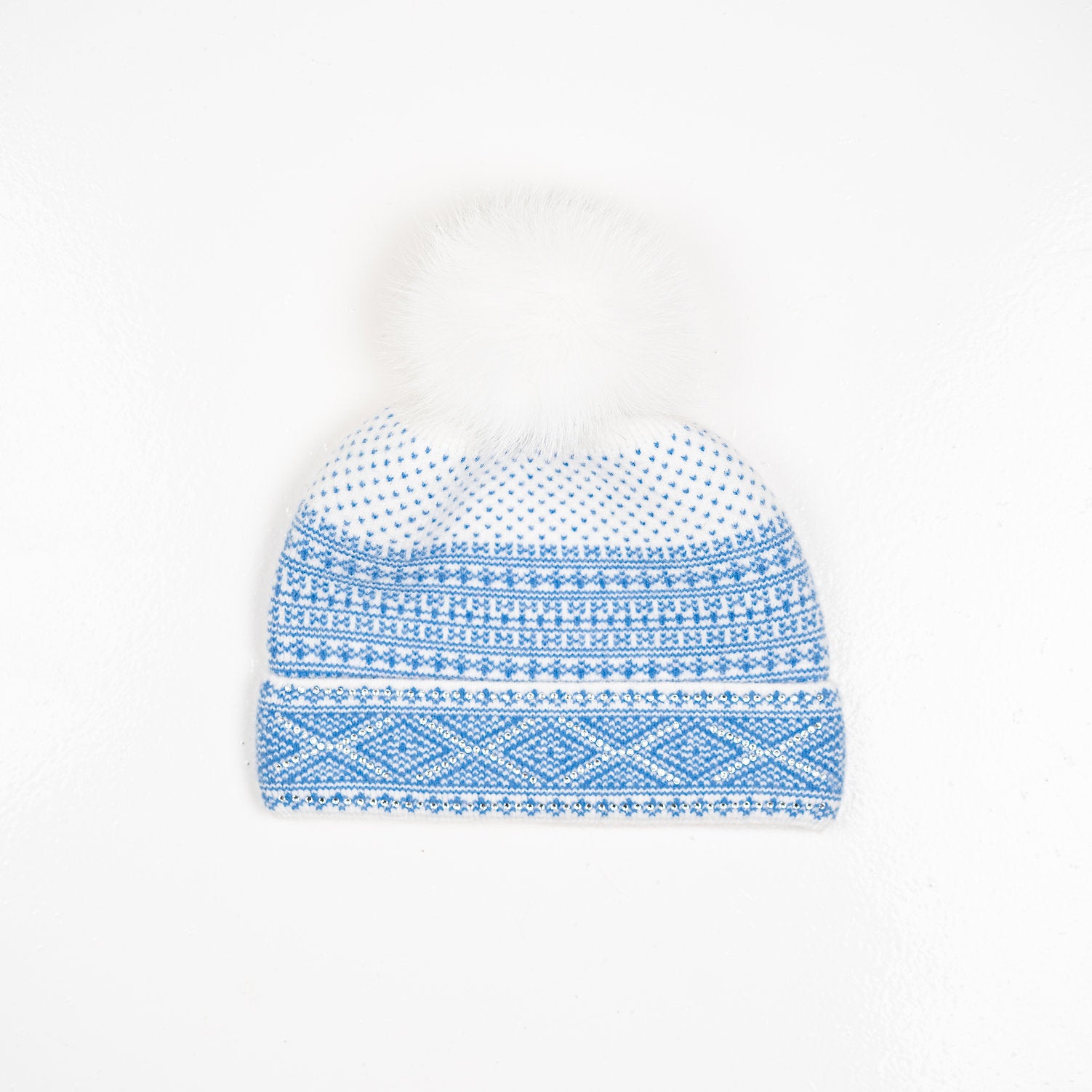 Winter Hat w. Fox Pom