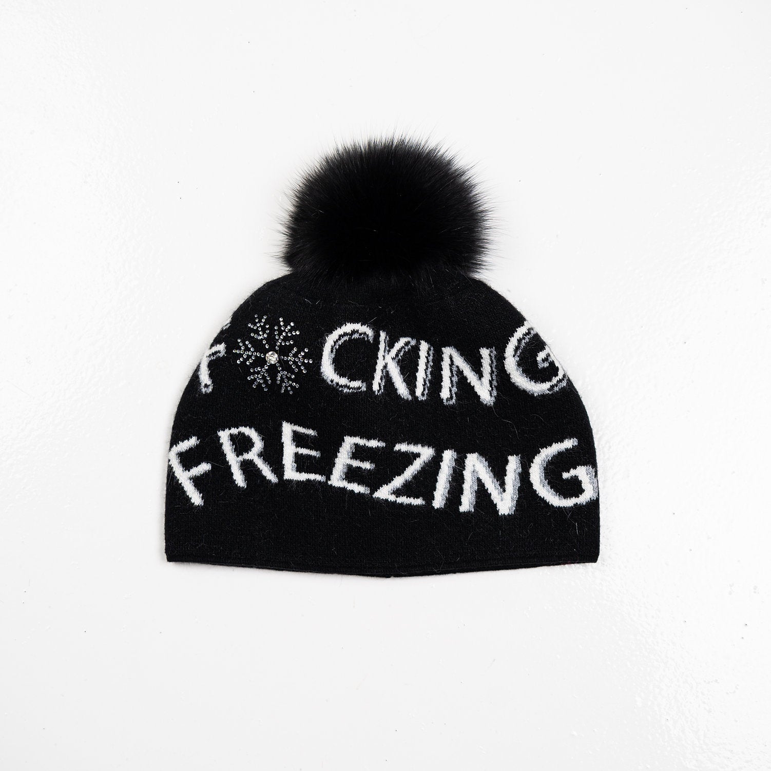 Winter Hat w. Fox Pom
