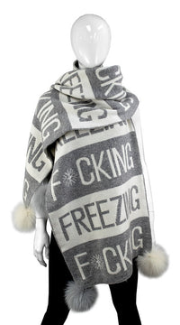 "F"ing Freezer Oversize Scarf