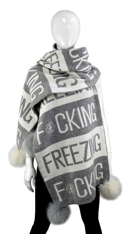 "F"ing Freezer Oversize Scarf