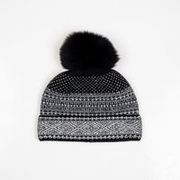 Winter Hat w. Fox Pom