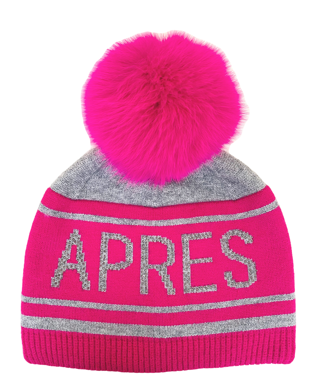 Winter Hat w. Fox Pom