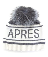 Winter Hat w. Fox Pom