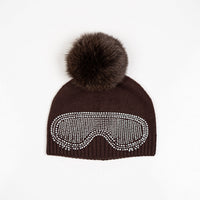 Winter Hat w. Fox Pom