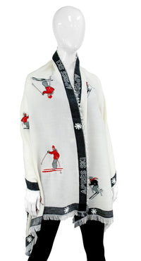 Skier Woven Scarf