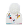 Beanie with Fox Fur Pom