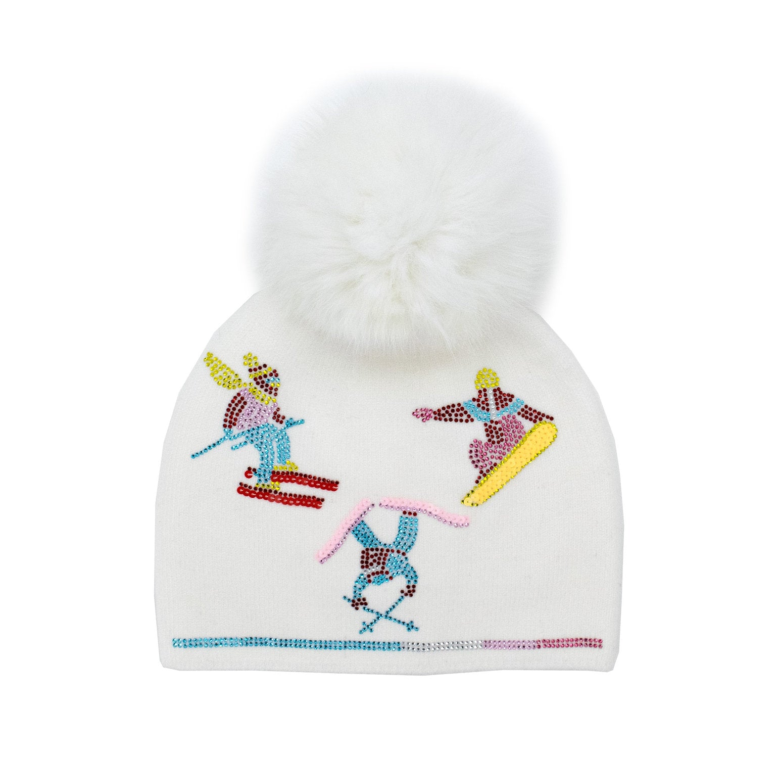 Winter Hat w. Fox Pom