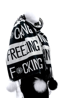 "F"ing Freezer Oversize Scarf