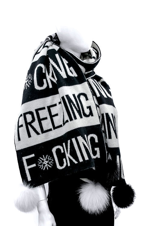 "F"ing Freezer Oversize Scarf