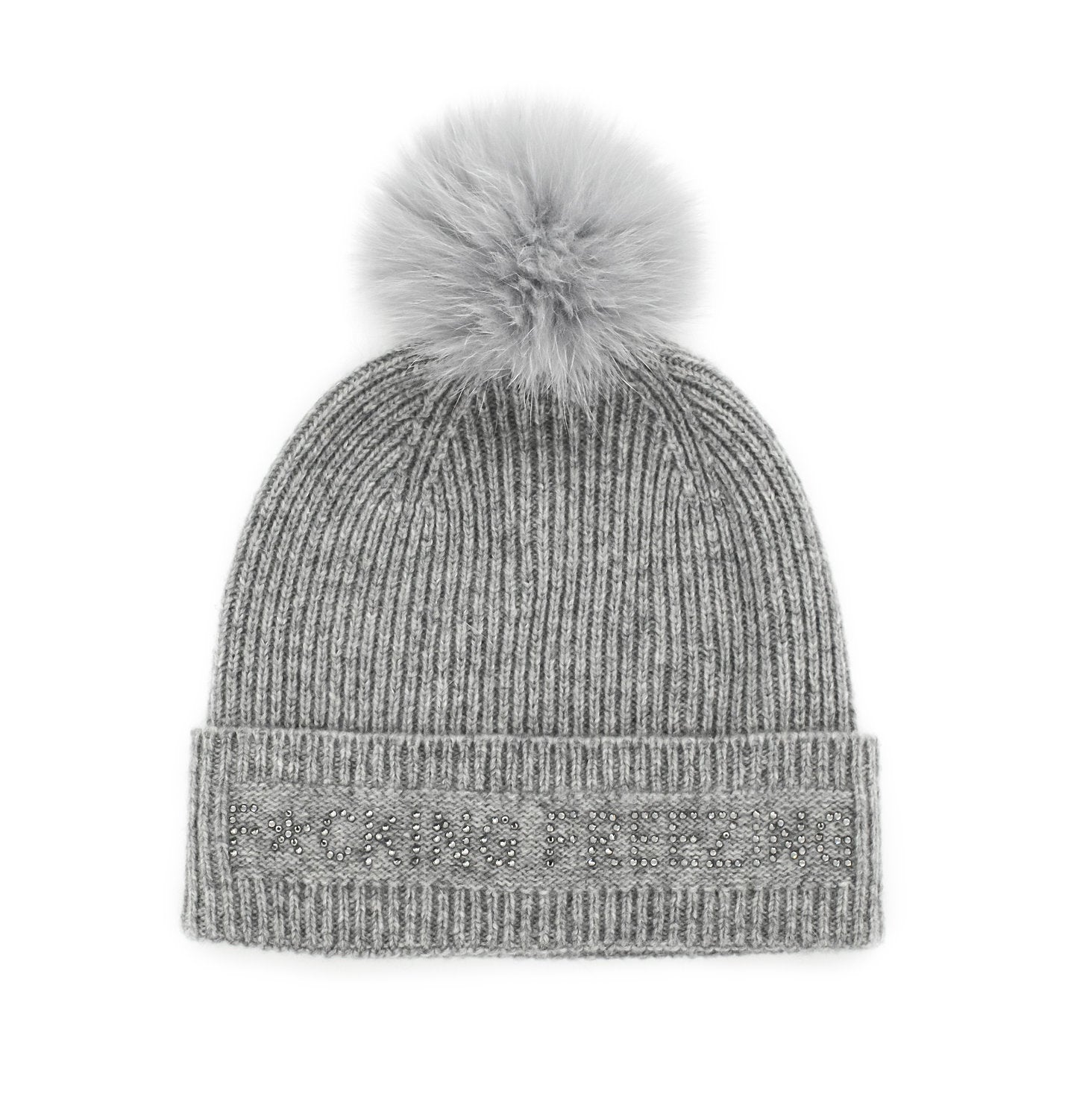 Winter Hat w. Fox Pom