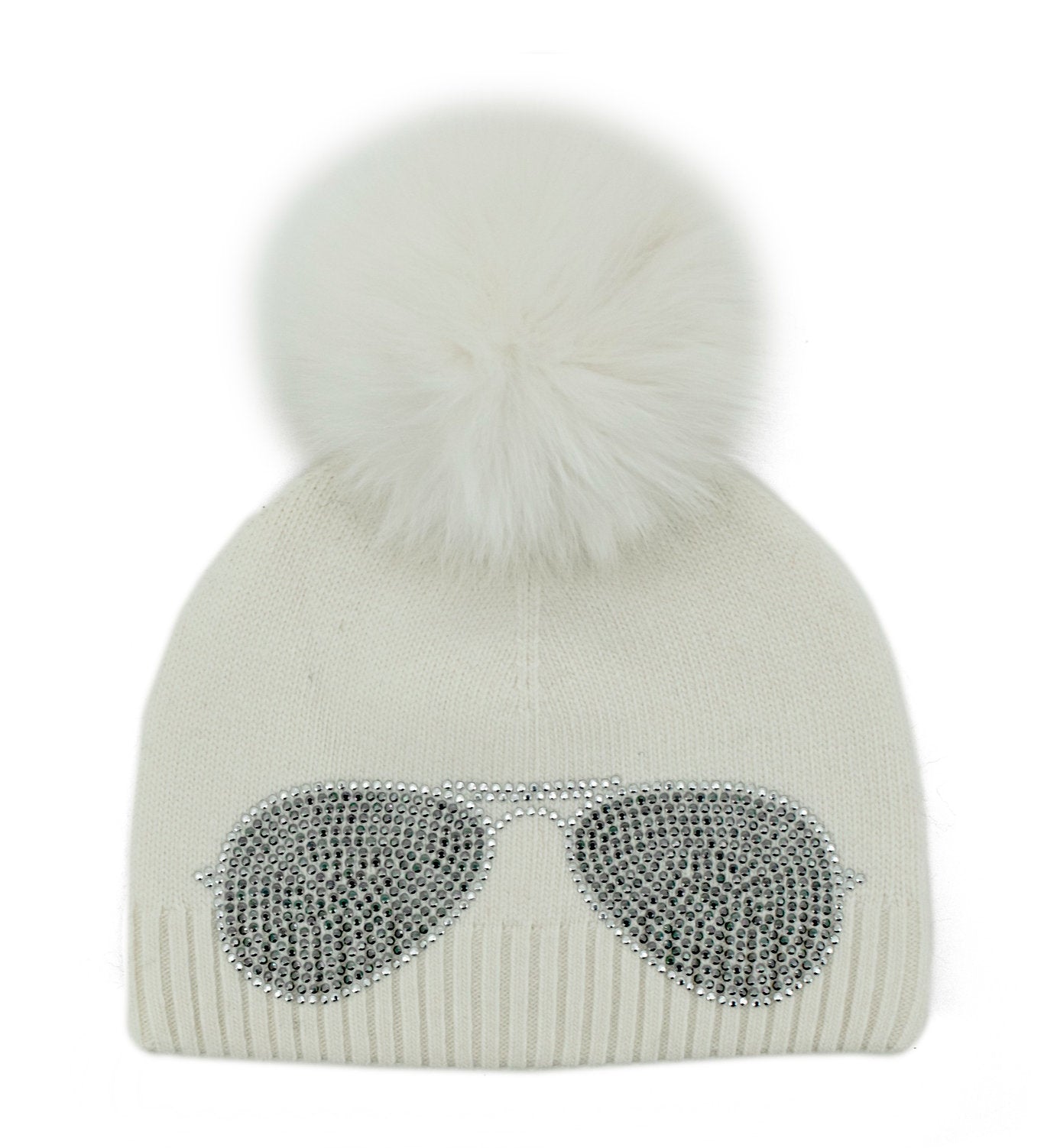 Winter Hat w. Fox Pom