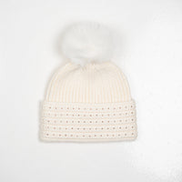 Winter Hat w. Fox Pom