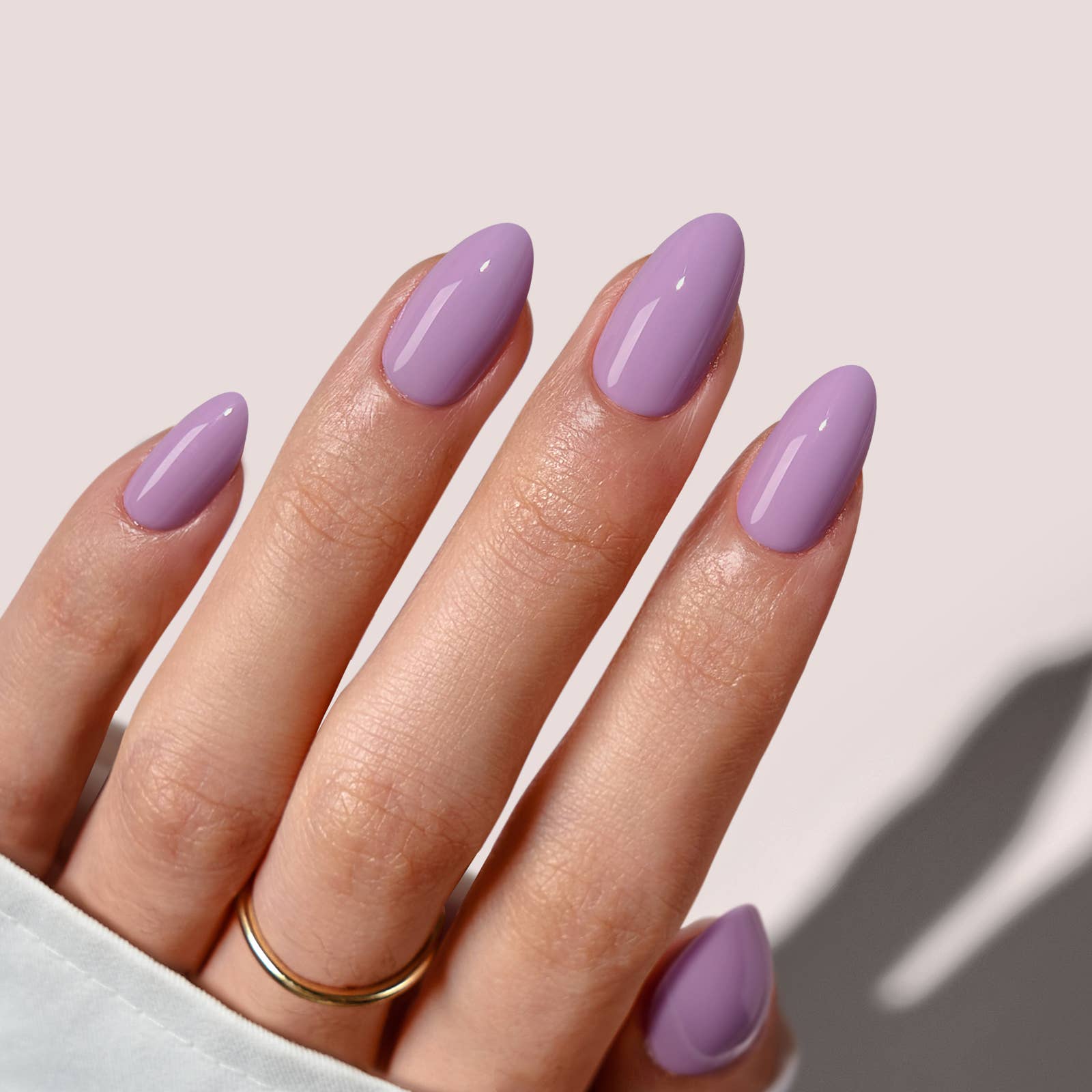 Black Solid Press on Nails Set