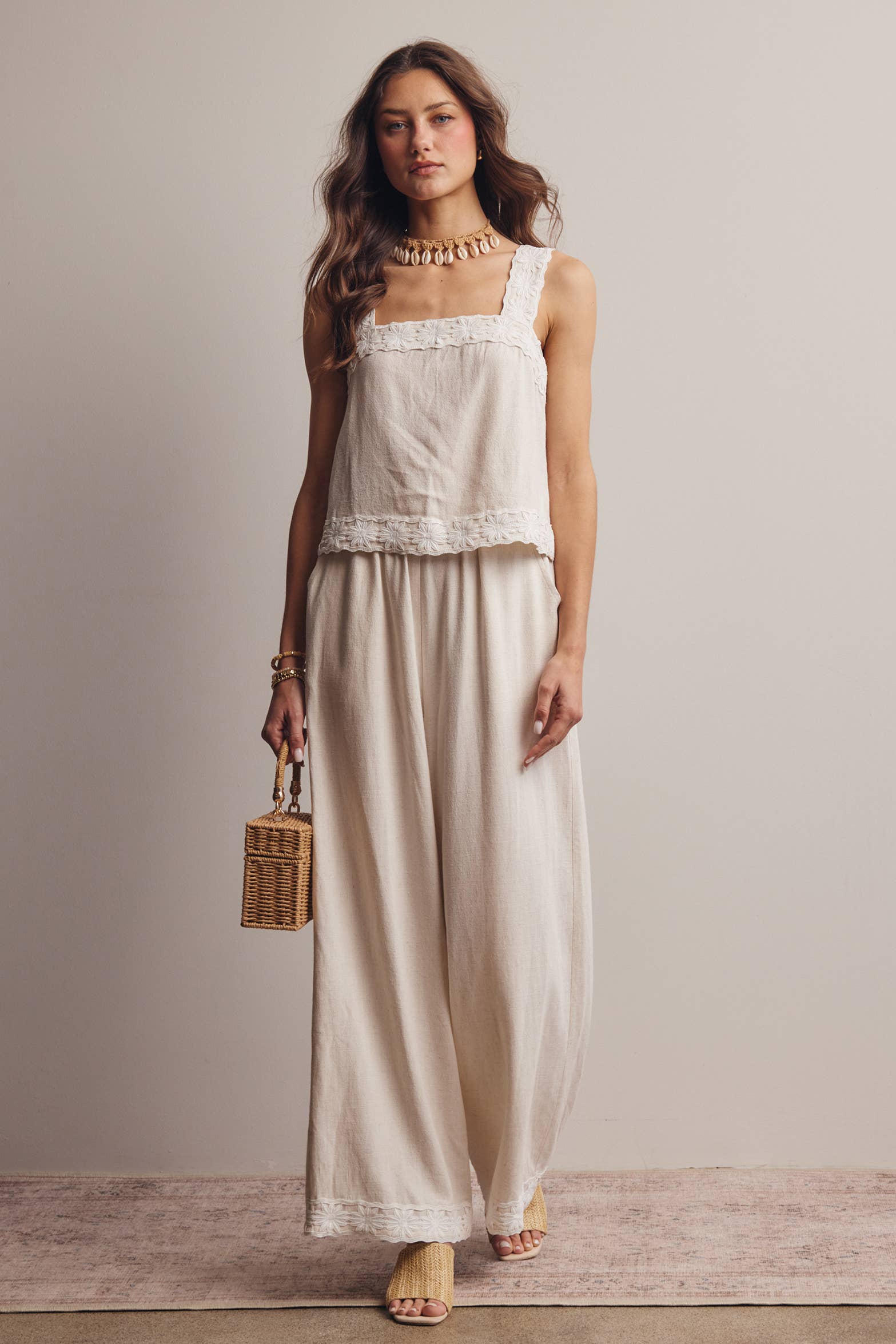 Tank & Wide-Leg Pants Set