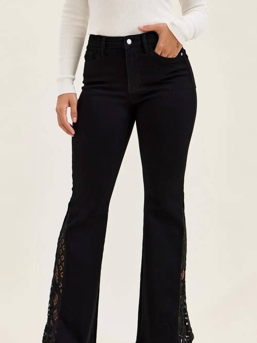 Jaqueline with Lace Hem Detail
