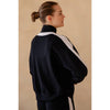MODAL SCUBA STRIPING ZIP UP JACKET