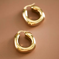 Small Gold Huggies