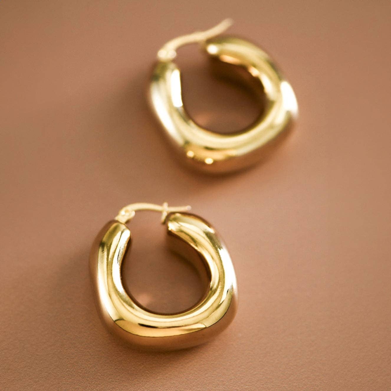 Small Gold Huggies