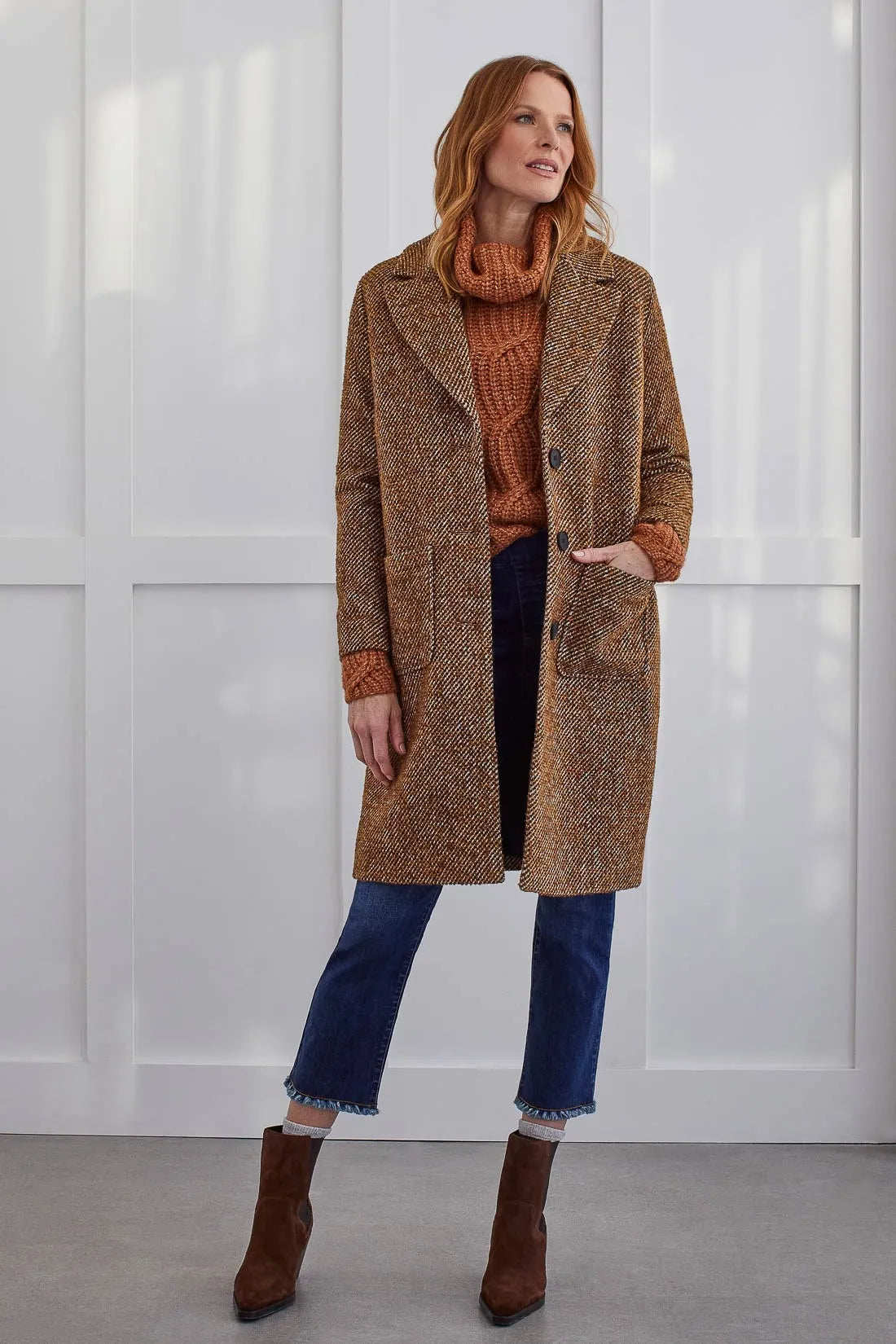 Tweed Duster Coat