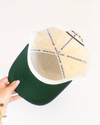 Just Gonna Sneak Right Past Ya - Unisex Hat Navy & Green