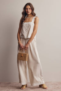 Tank & Wide-Leg Pants Set