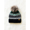 Patterned Pom Hat