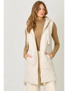 Quilted Long Puffer Vest