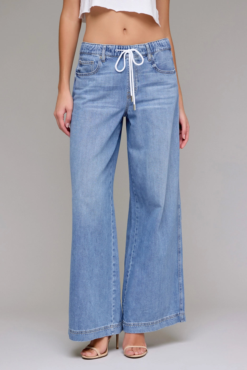 Super Soft Elastic Waistband Wide Leg