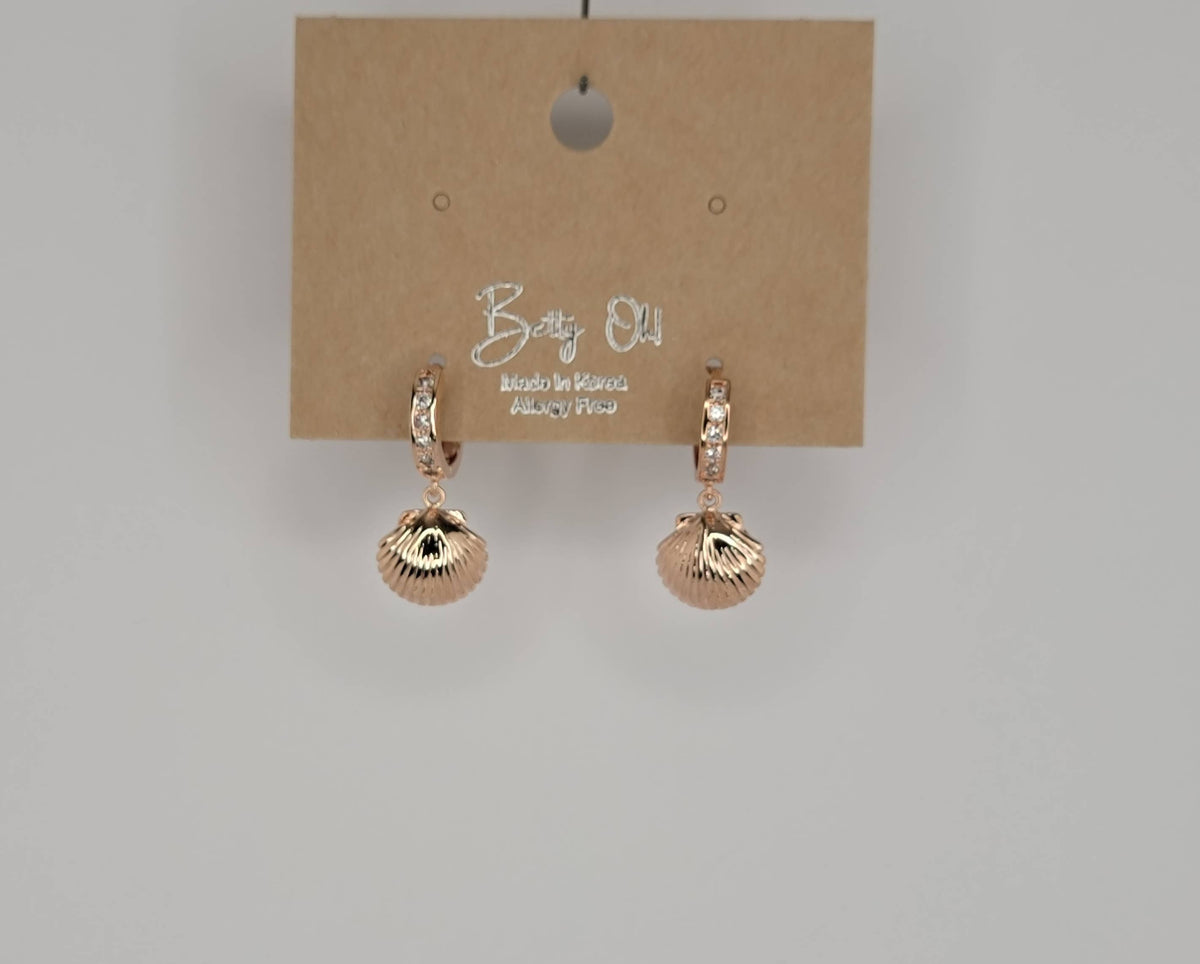 Sea Shell Charm Earrings