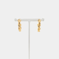 Gold Filled Twisted Hoops