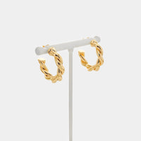 Gold Filled Twisted Hoops