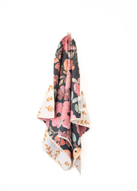 Fern: Reversible Hand Towel: Grey/Cream / Hand Towel